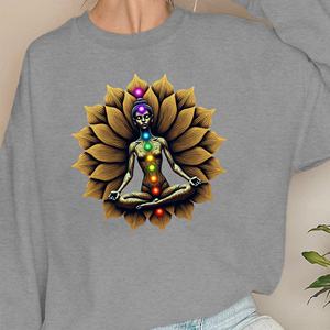 การทำสมาธิรูปสมาธิกับเสื้อผู้หญิงจักระ - Product Image 5