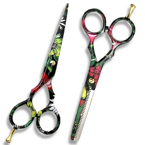 Tijeras de Peluquería Profesionales de Acero Inoxidable 4Cr13, Punta Afilada, para Diestros, Mango Largo de Plástico, 28 Dientes, Tipo S - Product Image 6