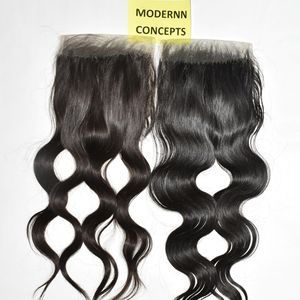 Cabello Humano Natural Virgen con Cutícula Alineada, Trama Genius, Cierre de Encaje HD 6*6, Ondulado, de Templo Indio Negro, Venta al por Mayor, Proveedor Económico - Product Image 5