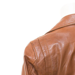 Chaquetas de Motociclista de Cuero Genuino Tejido Transpirable para Mujer, Chaquetas de Invierno con Logotipo Personalizado en la Parte Delantera, Ropa Exterior de Moda - Product Image 4