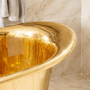 Bañera de cobre, bañera de cobre hecha a mano, bañera de cobre de lujo, bañera de inmersión de cobre, bañera de cobre puro - Product Image 2