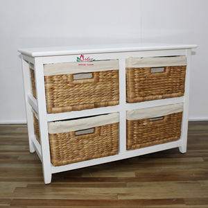 Artex Dong Thap usine artisanat naturel paniers faits à la main Vietnam jonc de mer armoire de rangement meubles de bureau - Product Image 1