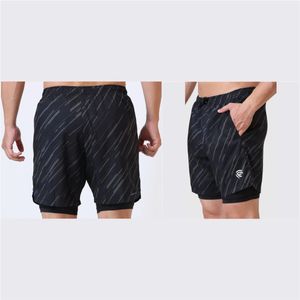 Shorts de compression imprimés 2 en 1, grande taille, pour le cyclisme, respirants - Product Image 3