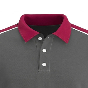 Chemises polo pour hommes, chemise polo en coton à manches courtes, impression par sublimation personnalisée, chemise polo de golf, vêtements de sport décontractés bicolores, jersey - Product Image 2