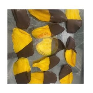 Premium Soft Dried Mango Chocolate Coated Fruit Snack with <b>Sweet</b> Chocolate Dipping - Product Image 1