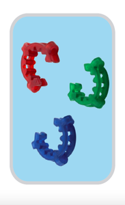 Colored Laboratory Beaker Clamp <b>Plastic</b> Test Tube Holder Chemical Experiment <b>Bench</b> Clamp - Product Image 1