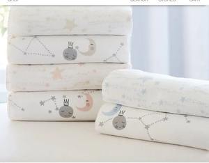 Couverture pour bébé Oaptimo de style européen, 100% coton mousseline, rembourrée de laine, antibactérienne, personnalisable - Product Image 3