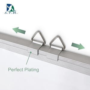 Magnetic Writing Double Sided <b>WhiteBoard</b> 45x60cm Aluminum Frame Plastic Corner Protection Iron Backing CPSIA Certified for - Product Image 3