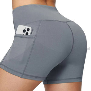 Shorts de sport en gros pour la course et la gym, leggings de yoga à taille élastique, respirants, anti-transpiration, sexy et moulants - Product Image 4