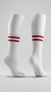 Premium <b>Polyester</b> Spandex Blend <b>Socks</b> For Men Women Breathable Soft Stretch Comfortable Athletic Casual Daily Wear Hosiery - Product Image 2