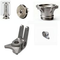 Services de fonderie de précision sur mesure pour la fabrication de turbine de pompe à eau par moulage à la cire perdue en acier inoxydable et acier au carbone