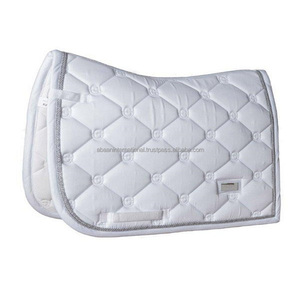 Tapis de selle matelassé en coton de qualité supérieure pour chevaux, couverture d'équitation respirante, tapis de selle matelassé en coton de haute qualité - Product Image 3