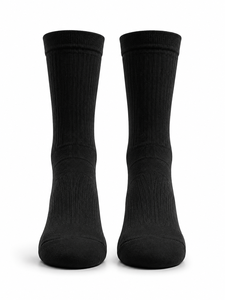 <b>White</b> Crew Woven Eco-Friendly Breathable Anti-Bacterial Anti-Slip Quick Dry Sports <b>Socks</b> <b>Men's</b> Running Basketball Soccer - Product Image 2