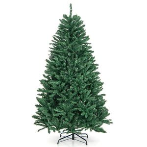 Albero di Natale Artificiale a Cerniera da 1,8 m, Stile Abete, con Supporto in Metallo Solido per Uso Interno - Product Image 3