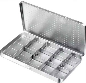 Professional High Quality Stainless-Steel Manual Sterilization Tray <b>Needle</b> <b>Case</b> Perforated Surgical Holloware Mahfooz Instrument - Product Image 1