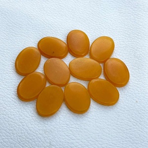 13x18mm Natural Yellow Jasper Oval Cabochon Calibrated Gemstone Best Price Wholesale AAA Grade Handmade Polished Stone Jewelry - Product Image 3
