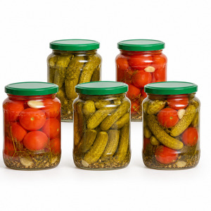 Factory In Vietnam Delicious Top Selling <b>Pickled</b> Assorty Whole Unpeeled Cucumber and Tomato Bulk Supply - Product Image 1