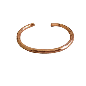 Copper Cuff Bracelet Open End Bangle Adjustable Wrist <b>Jewelry</b> Minimalist Unisex Handmade Copper Tone Fashion Accessory Gift - Product Image 6