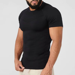 Men's Quick Dry Gym Sport <b>T</b>-<b>Shirt</b> Lightweight Short Sleeve Training Top with Moisture Wicking Dry Neck Technology Plus Size - Product Image 5