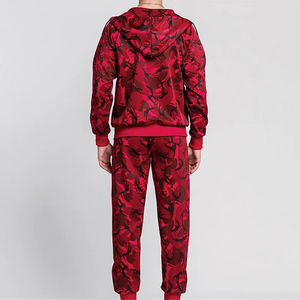 Survêtements unisexes camouflage personnalisés 500 g/m² – Ensemble sweat à capuche et pantalon de survêtement imprimé intégral pour hommes - Product Image 2