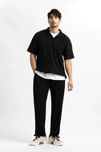 เสื้อโปโลแขนสั้นผู้ชาย, เสื้อยืดคอปกเสื้อลำลองหลวมระบายอากาศ - Product Image 2
