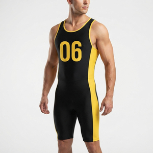 Traje de Remo para Hombre, Uniforme Deportivo Transpirable y Ligero, Uniforme de Remo Premium para Hombre, Traje de Carreras Deportivo sin Mangas de Secado Rápido - Product Image 6