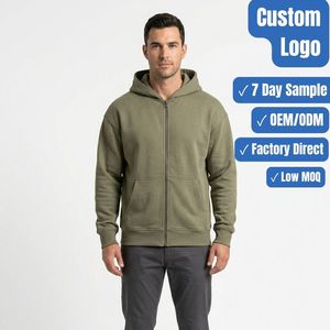 Men's Premium Uniform Zip Hoodie OEM ODM Private Label Garment Manufacturer - Product Image 1