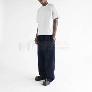 กางเกงวอร์มผู้ชายขายดี บริการ OEM รับทำโลโก้ ผ้าฝ้ายฟลีซ ดีไซน์ล่าสุด สำหรับขายออนไลน์ - Product Image 2