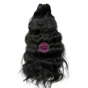 Extensions de cheveux vierges indiens bouclés, double trame machine, 100g, ondulation naturelle, cheveux bruts - Product Image 4