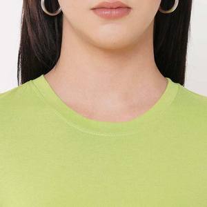 Camisetas de Verano para Mujer, Diseño Nuevo, Superventas, 100% Poliéster/Algodón, Personalizables, Transpirables, de Secado Rápido, Fabricante Profesional - Product Image 6