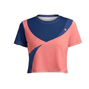 T-shirt court confortable pour femme, tissu doux au toucher, manches courtes, col rond, idéal pour les tenues décontractées estivales au quotidien - Product Image 5