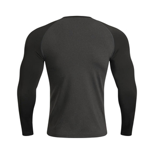 Camiseta de Compresión Deportiva para Hombre, Color Sólido, Talla Adulto, Secado Rápido, Elástica, para Gimnasio, Entrenamiento y Fitness - Product Image 6