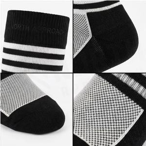<b>Knee</b> <b>High</b> Striped <b>Socks</b> Black White Breathable Soccer Football <b>Socks</b> for Adults Summer Sport Wear - Product Image 4