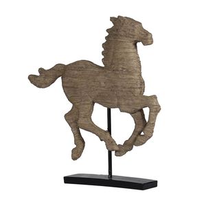 Grande Scultura Decorativa Cavallo in Movimento Defiance 48x7.6x49.5 cm - Product Image 4