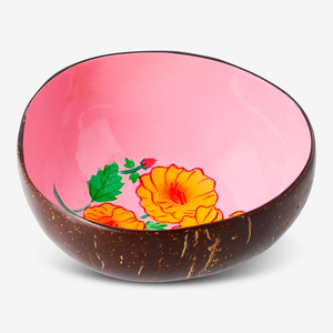 Vietnamese Design Eco Friendly Lacquered Coconut Bowl Birthday Gifts for Women, Vegan Gifts <b>Kitchen</b> Serving - Product Image 4