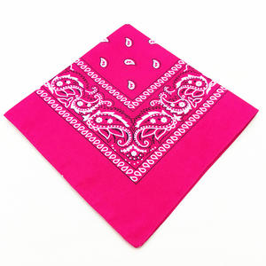 Bandanas carrés en coton 100% imprimés sur mesure, motifs unis et à pois, respirants, utilisables en toutes saisons, foulard en coton imprimé - Product Image 5