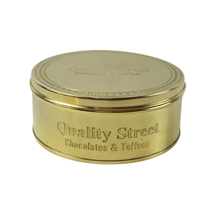 <b>Quality</b> <b>Street</b> <b>Chocolate</b> Toffee Box Handcrafted Metal Shiny Brass Storage Box Lid Knob Embossed Design Modern Luxury Sustainable - Product Image 4