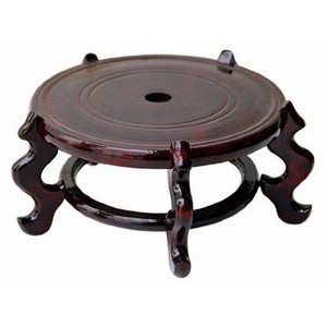 Support à crayons rond artisanal en bois de rose Aqdus Saleem |   Sculpture traditionnelle indienne en filigrane |   Vente en gros à Moradabad - Product Image 1