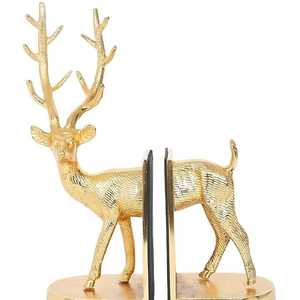 Luxurious BLACK Metal <b>Tree</b> Bookends Decorative Branch Design <b>Book</b> Holder for Executive Office Desktop Art Sculpture Decor - Product Image 3