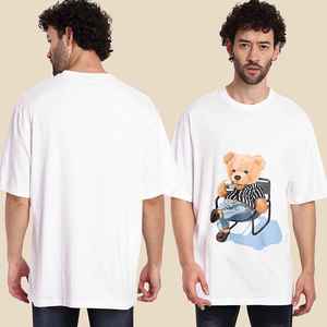 Camiseta de Hombre 100% Algodón Jersey, Personalizable con Logotipo de Marca, Impresión Serigráfica, Color Blanco, Casual, Manga Corta, Corte Regular, 300g, al por Mayor - Product Image 5