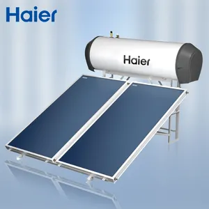 Haier Cheap Price New Model Roof High Pressurized Solar Water Heater With Flat Plate Solar Collector