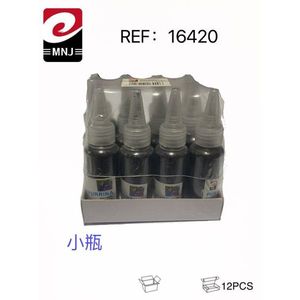 Petite bouteille de gel pailleté noir PURPURINA, fournitures pour loisirs créatifs - Product Image 3