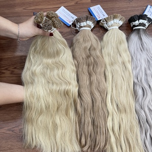 ผมต่อแบบ I-Tip เกรดพรีเมียม เคลือบเคราติน สีพีอาโน และสีผสม  ผมแท้เวียดนาม - Product Image 2