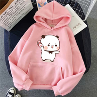 Nouveaux sweats à capuche de qualité pour femmes, sweats à capuche à motif dessin animé Bubu et Dudu, sweats à capuche Kawaii Harajuku unisexe avec logo personnalisé