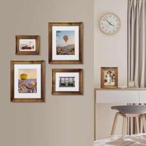 Natural Wooden <b>Square</b> <b>Photo</b> <b>Frame</b> for Tabletop & Wall Display Handmade Decorative Classic Picture <b>Frame</b> for Home Office Gift - Product Image 2