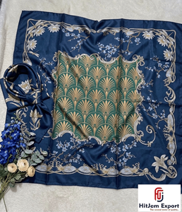 Custom Satin <b>Scarf</b> Fabric Premium Printed Logo OEM ODM Manufacturer With Private Label For Branding Promotion Event Gift - Product Image 5