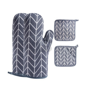 Gants de cuisine extra épais de haute qualité, résistants à la chaleur jusqu'à 350 degrés, pour la cuisson, le grillage et le barbecue - Product Image 1