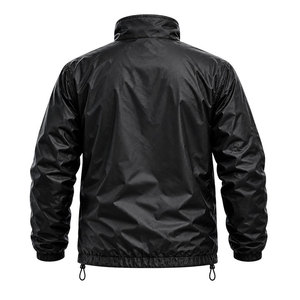 <b>Men</b> Custom Logo Lightweight Windbreaker <b>Jacket</b> Windproof Water Resistant Full Zip Track <b>Jacket</b> Casual Sports Outdoor Outerwear - Product Image 3
