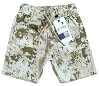 Shorts d'été 100 % coton respirant et écologique pour garçons, imprimés par transfert thermique, tricotés mi-longs, élastiques, pour enfants de 1 à 14 ans
