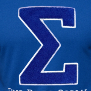 Camiseta de Chenilla Phi Beta Sigma Big Sigma Azul para Hombre, Camiseta con Letras Griegas, Ropa de Fraternidad Premium, Manga Corta, Corte Clásico - Product Image 4